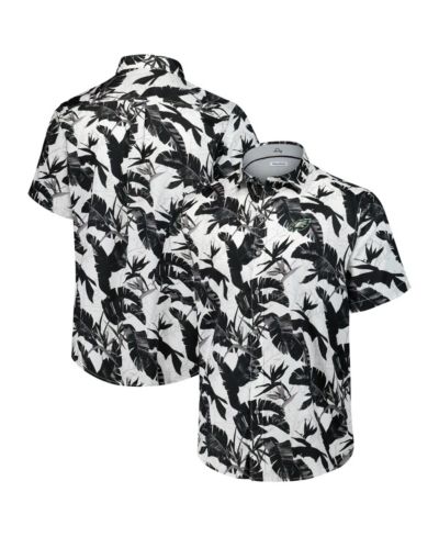 Tommy Bahama Men's Black Philadelphia Eagles Sunnyvale Blooms Camp Button-Up Shirt