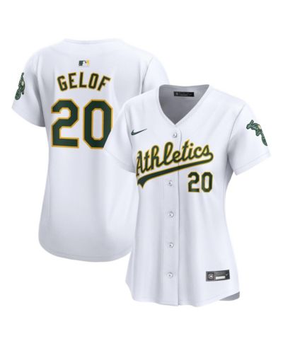 Nike Women's Zack Gelof White Athletics Home Limited Player Jersey