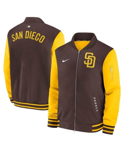 Мужская бомбер-куртка Nike San Diego Padres Authentic Collection Full-Zip