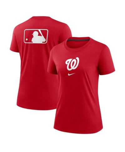 Женская футболка Nike Red Washington Nationals Authentic Collection