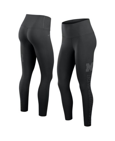 Nike женские черные леггинсы Zenvy Performance Michigan Wolverines