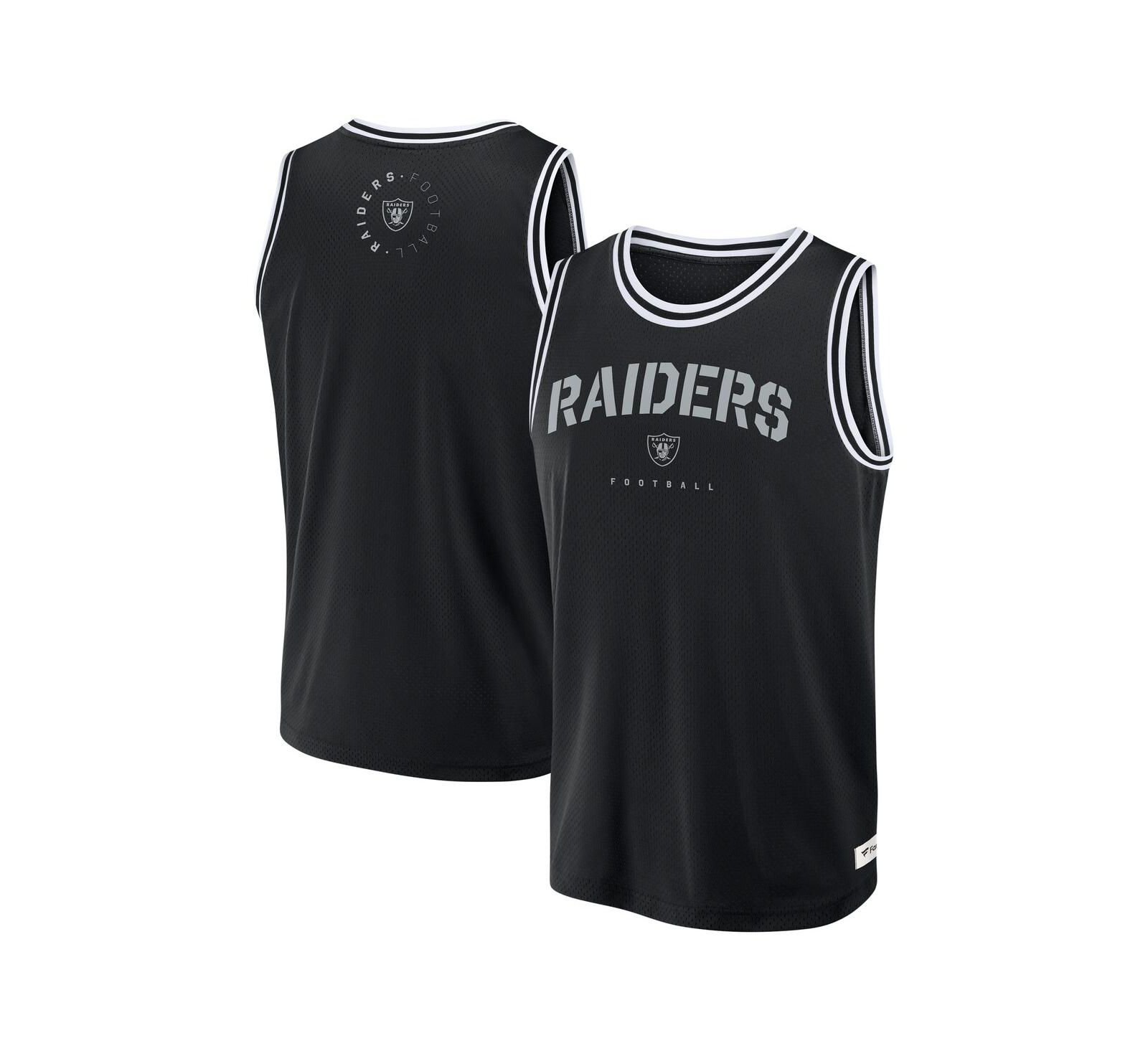Мужской спортивный джерси-майка Fanatics Black Las Vegas Raiders Elements Future Ground
