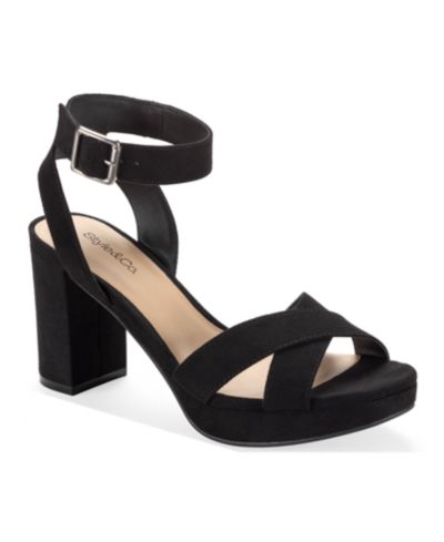 Женские сандалии Style & Co Shannonn Block-Heel