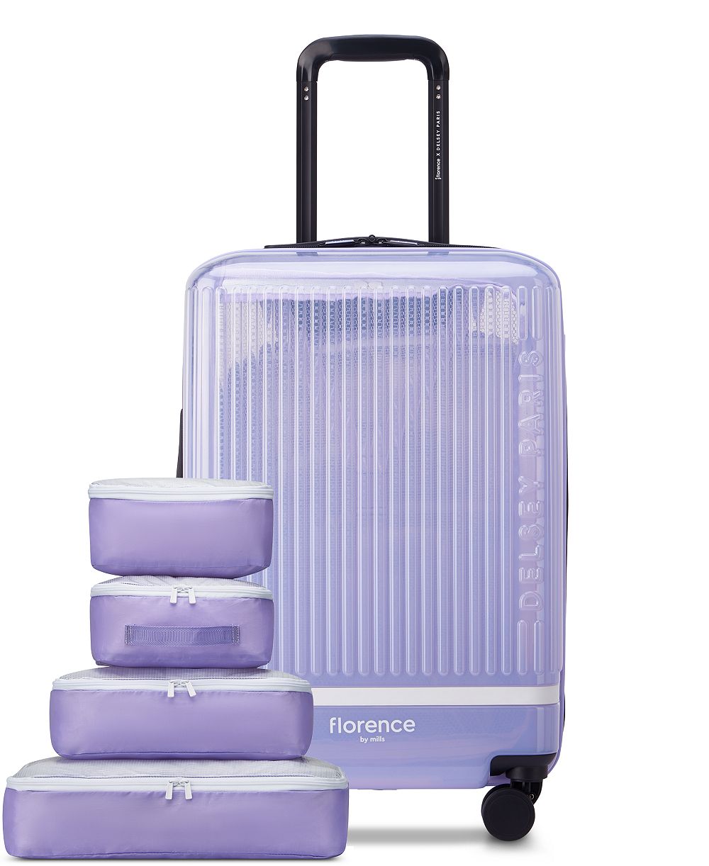 florence by mills x Delsey Paris Gotta Glow Small Hardside Carry-On Spinner
