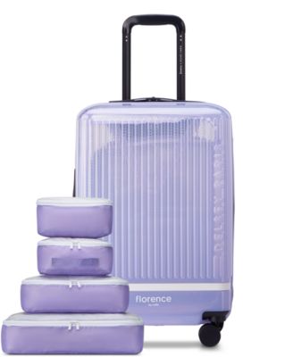 Маленький жесткий чемодан на колесиках florence by mills x Delsey Paris Gotta Glow Spinner