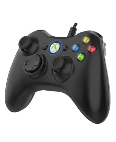 NBCP проводной контроллер Xbox 360 – USB геймпад с двойной вибрацией для Xbox 360, Xbox 360 Slim и Windows 7/8/8.1/10