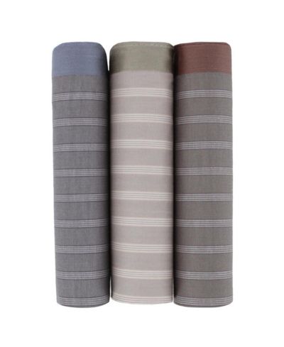 Мужские хлопковые носовые платки TRAFALGAR Clark's Classy Patterned, 3 шт.