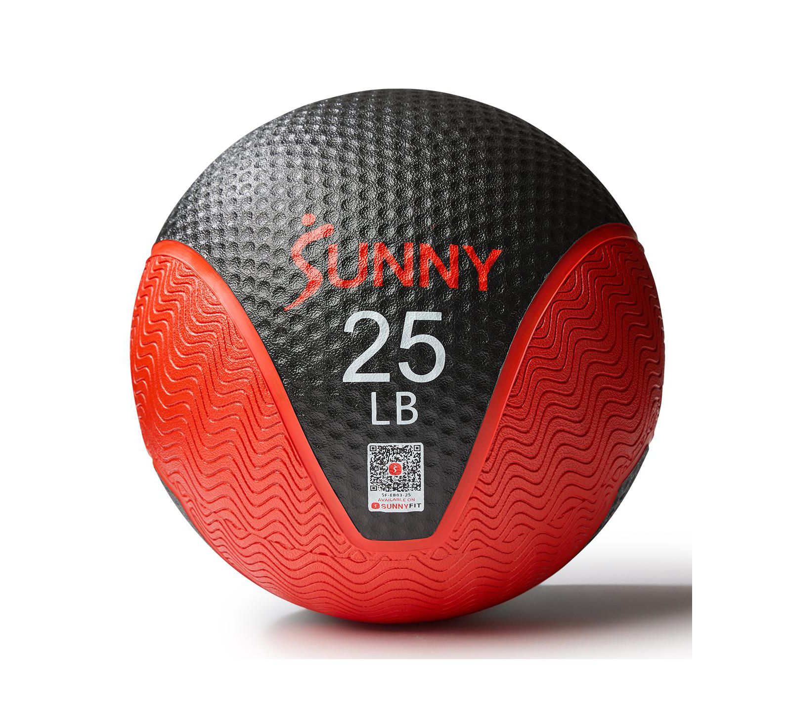 Sunny Health & Fitness медицинский мяч 25LBS, нескользящий