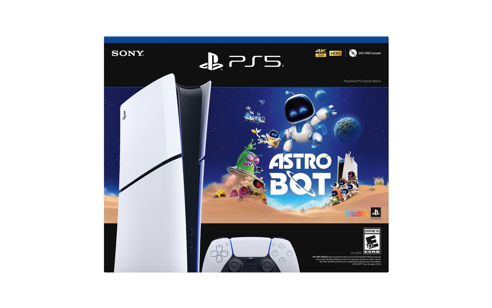 Игровая консоль Sony PlayStation 5 Slim Digital в комплекте с игрой Astro Bot