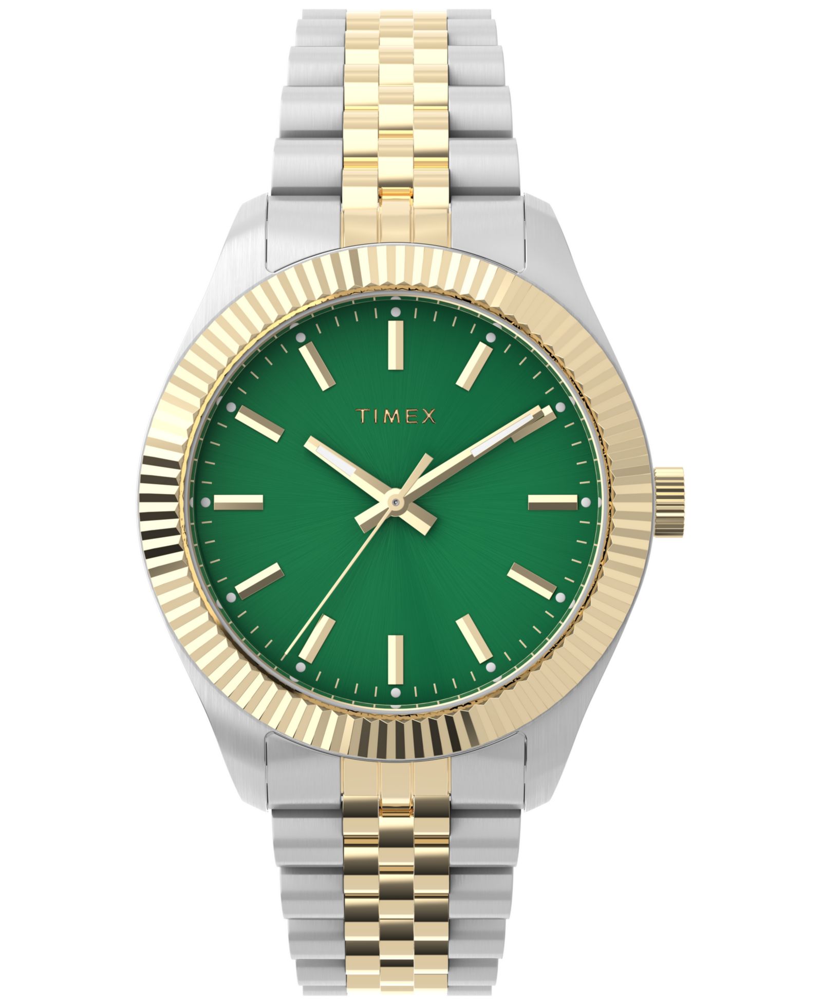 Часы Timex Women's Analog Two-Tone Stainless Steel, 36mm
