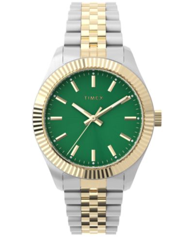 Часы Timex Women's Analog Two-Tone Stainless Steel, 36mm