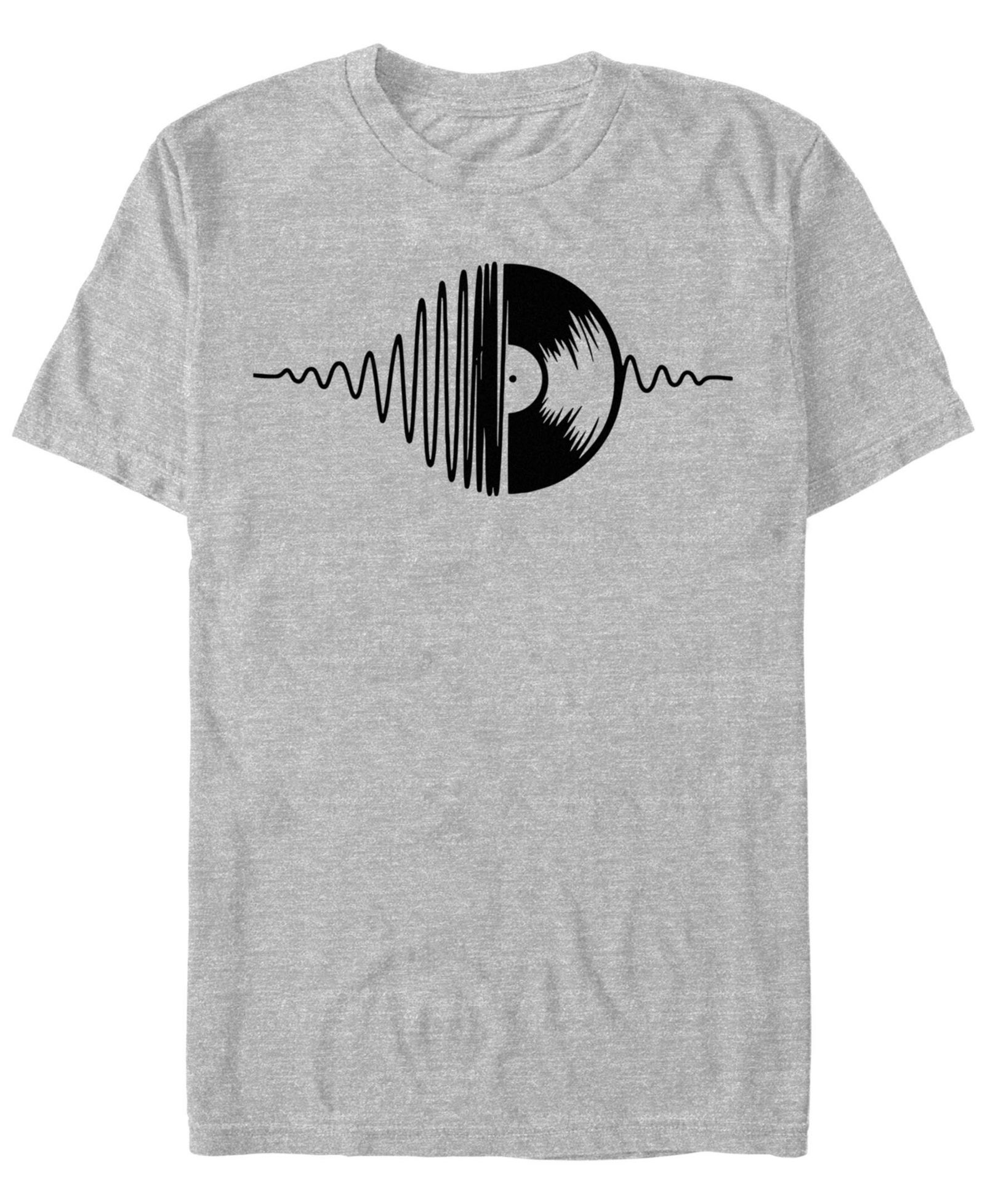 Design By Humans Мужская футболка с принтом Music Vinyl