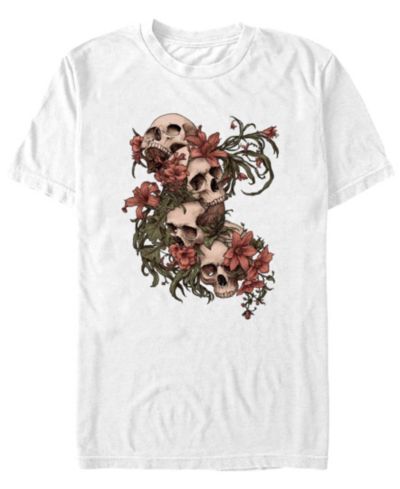 Design By Humans Мужская футболка Garden of Skulls