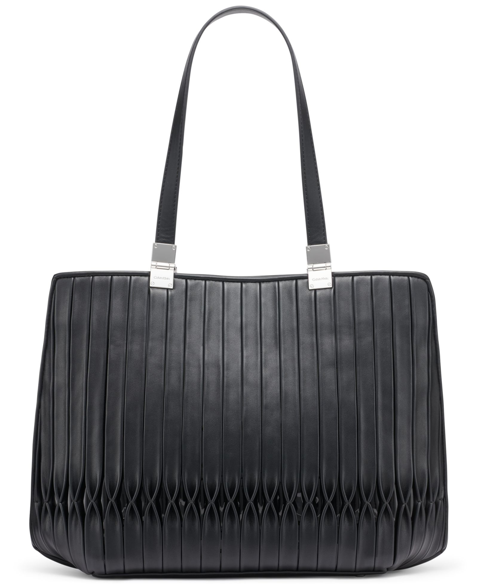 Calvin Klein Granite Pleated Tote Bag