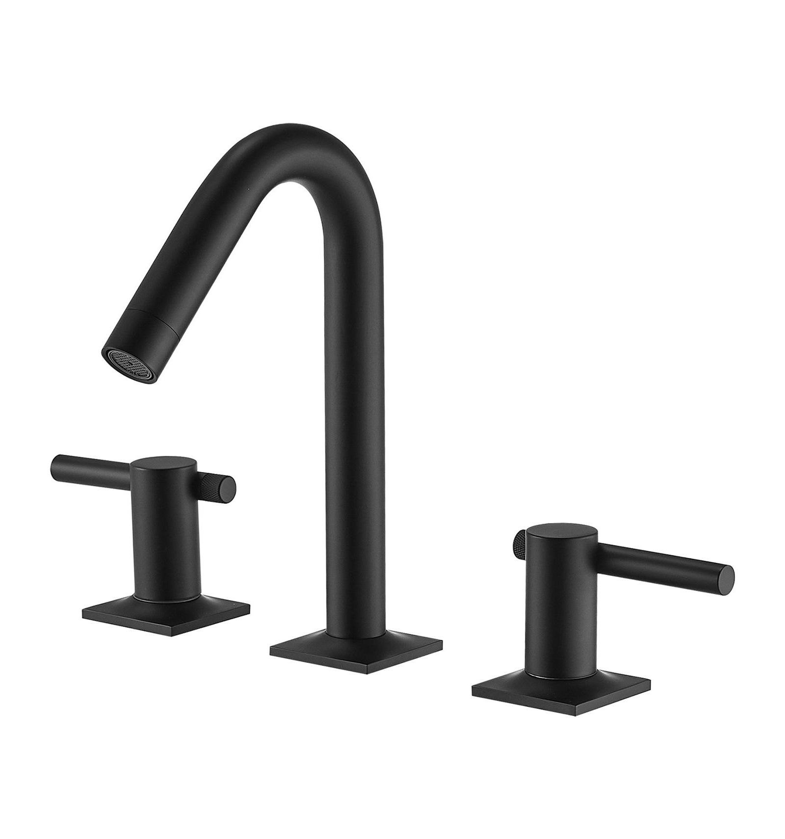 Greenspring 8 in. Widespread Double Handle High-Arc Bathroom Faucet Water-Saving With Drain Kit In Brushed Nickel