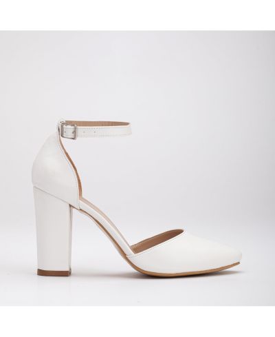 Туфли на высоком блочном каблуке Gisele High Block Heel Pumps