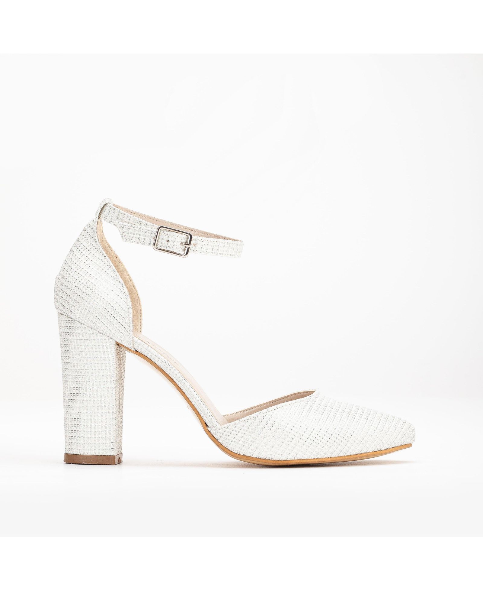 Туфли на высоком блочном каблуке Gisele High Block Heel Pumps