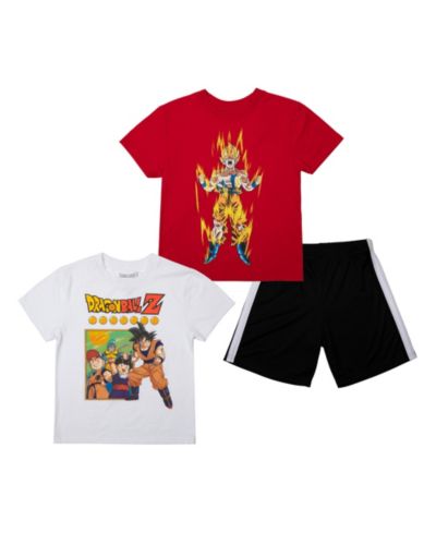 Dragon Ball Z Детский набор 3-в-1: две футболки и шорты Mesh XXL