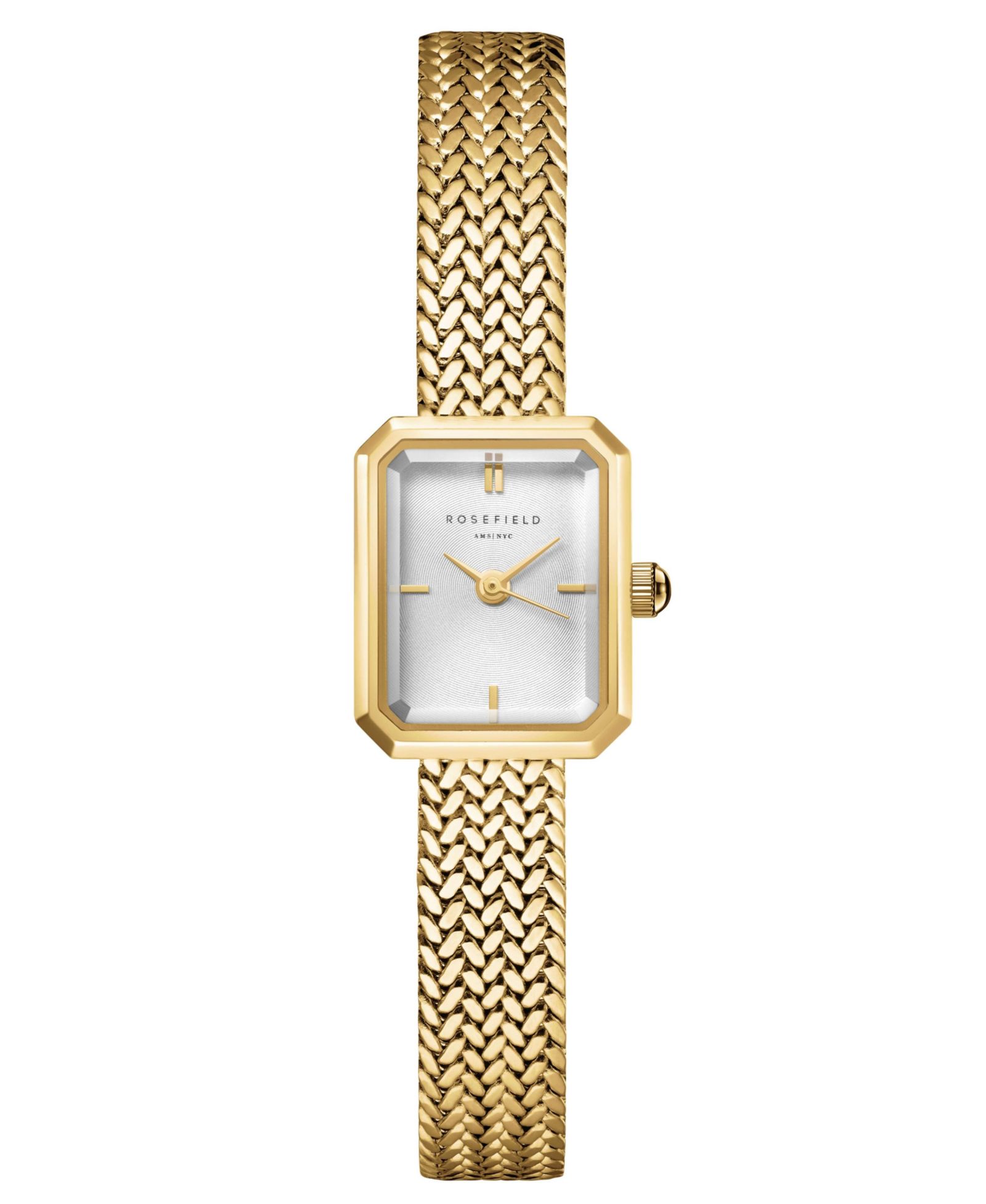 ROSEFIELD Женские наручные часы Mini Octagon Gold Tone Stainless 18.5mm