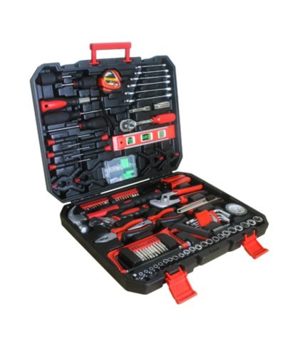 Black Hand Tool Box with Toolset 238Pcs