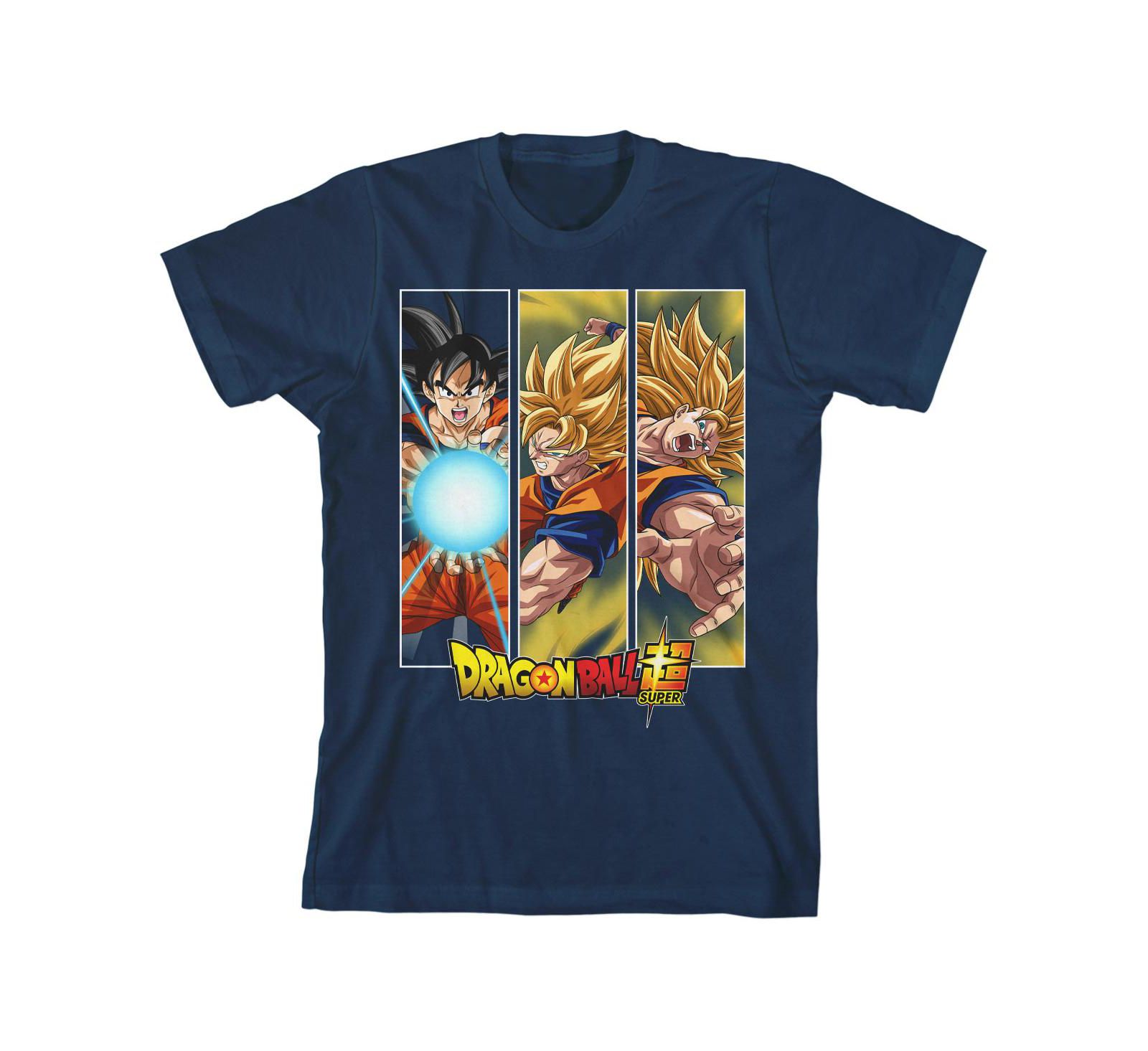 Футболка Dragon Ball Z Goku Saiyan Transformation Navy