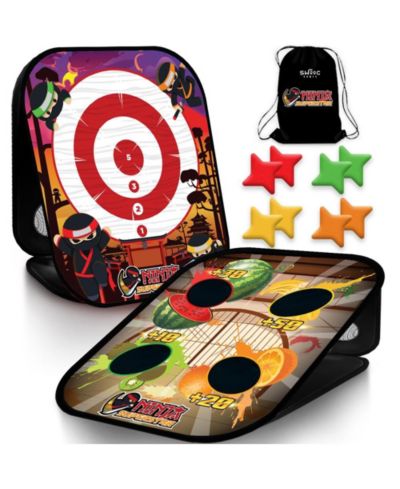 Игровой набор Ninja Superstar | 2-в-1 Corn Hole для детей | Ninja Kids Toys