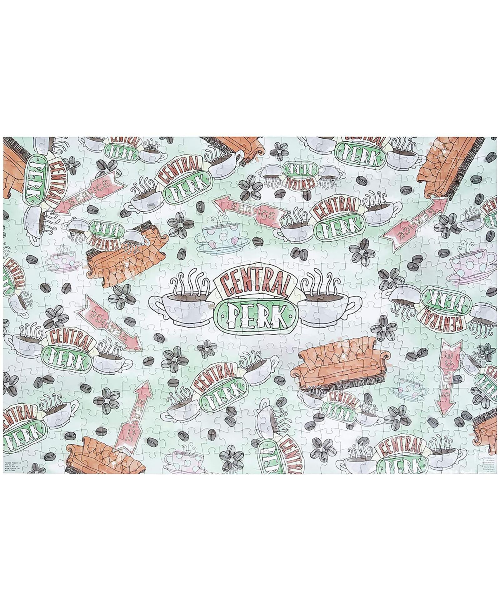 Friends Central Perk пазл 400 деталей с чашкой кофе