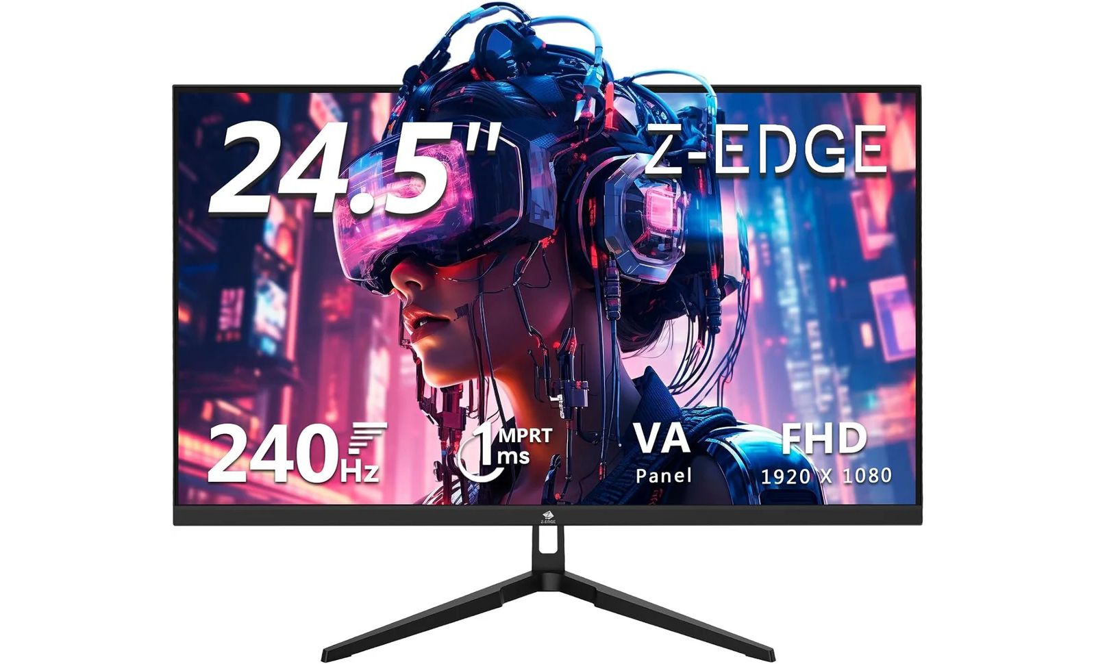 Z-EDGE 24.5 inch 1080P FHD 1920 x 1080 240Hz 1ms плоский игровой монитор