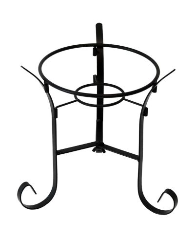 Декоративная подставка для садовых шаров Sunnydaze Decor 9" Steel Scroll