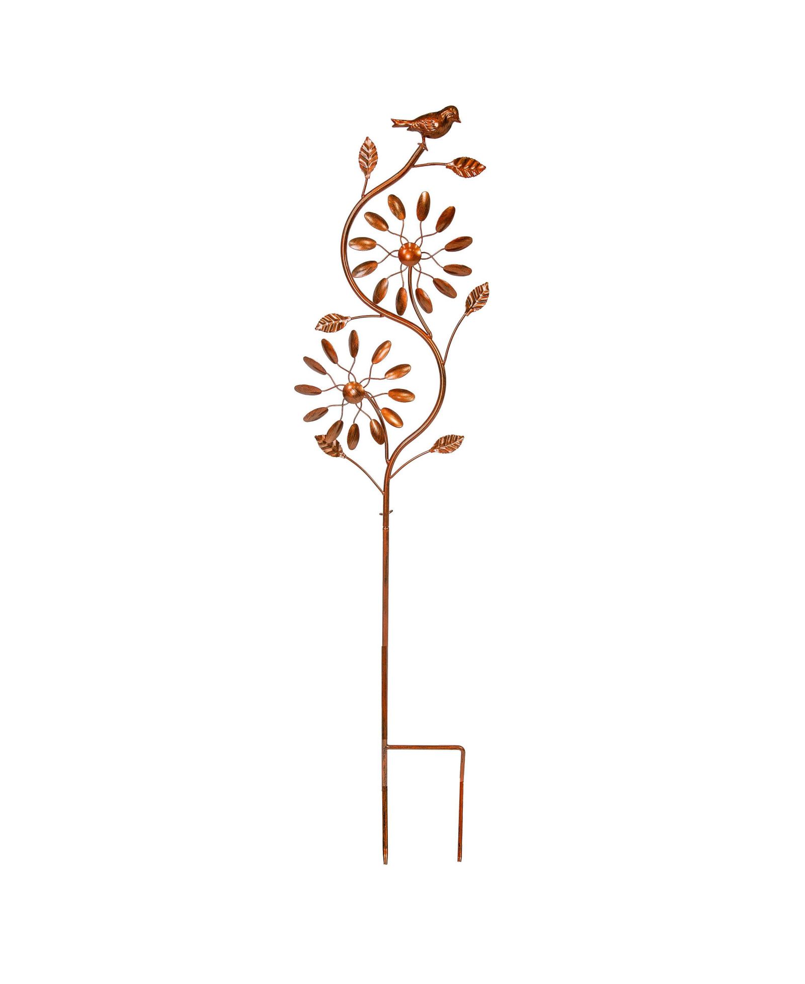 Sunnydaze Decor 48" Powder-Coated Iron Twirling Twigs Wind Spinner