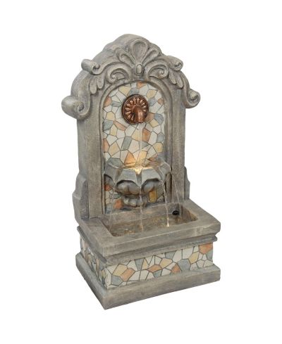 Sunnydaze Decor уличный фонтан из полирезина Enchanting Estate для патио или двора 27" Gray