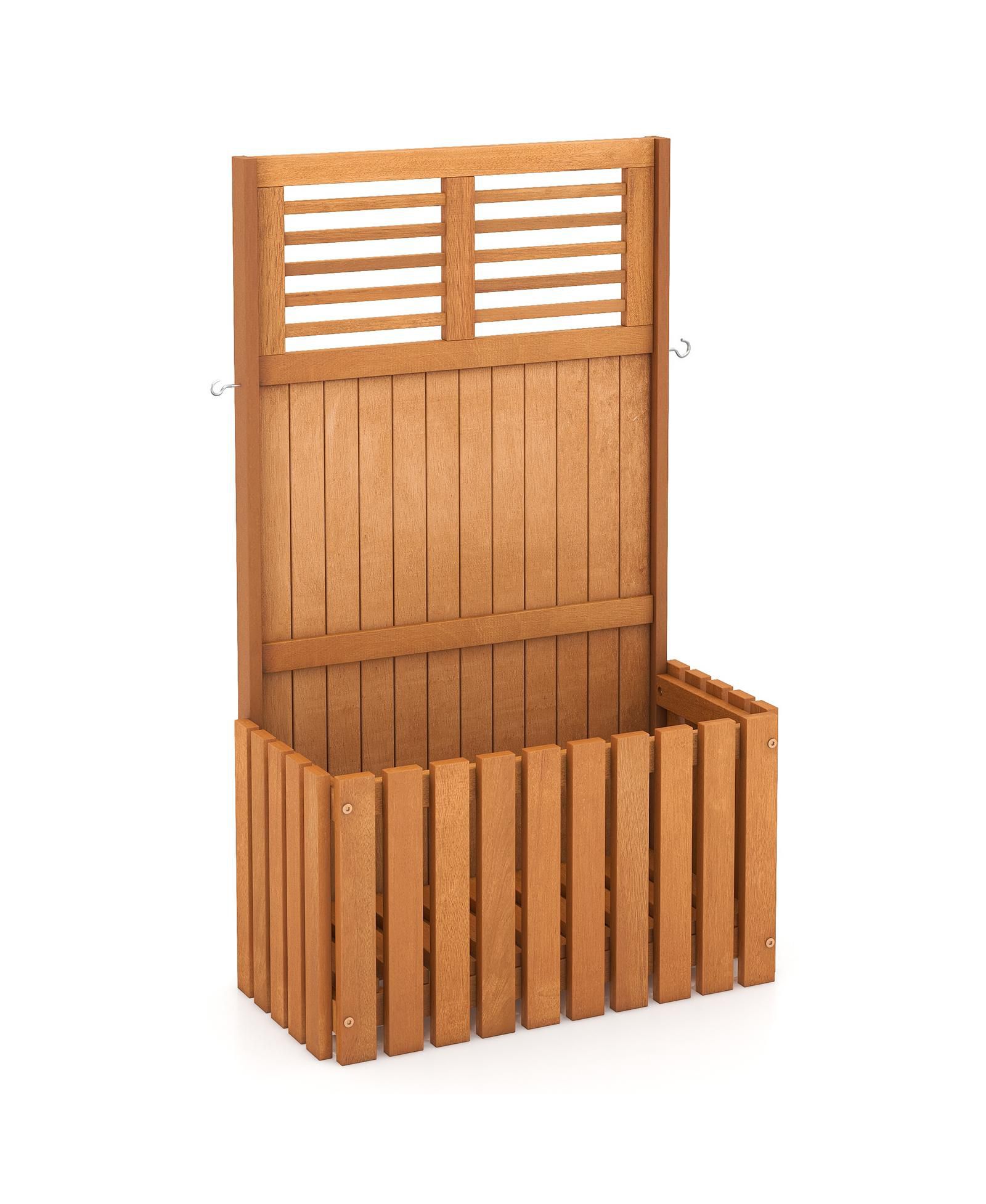 Slickblue Raised Garden Bed with Privacy Screen Secure and Stylish Outdoor Gardening Solution