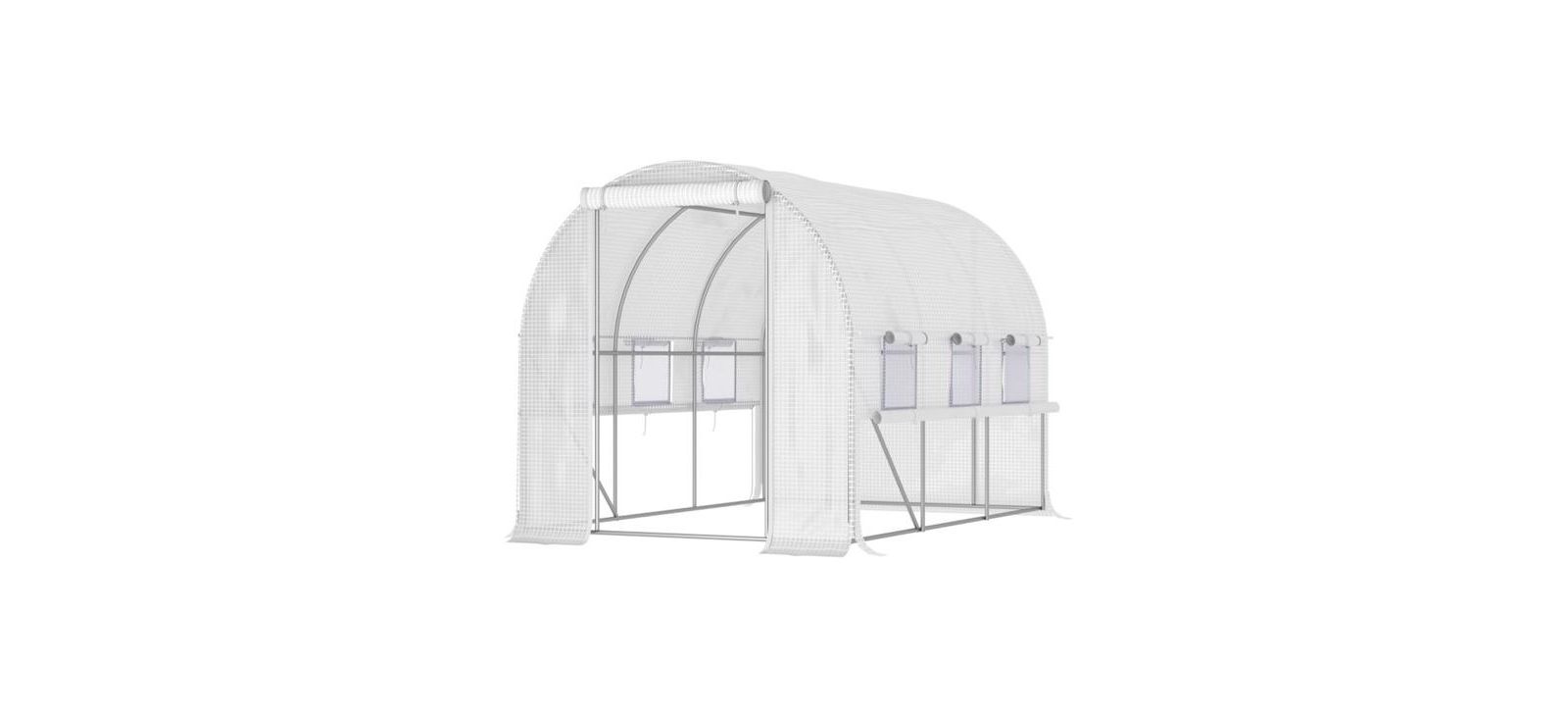 Теплица Walk-In Greenhouse для садоводства – большая площадка для выращивания растений на открытом воздухе