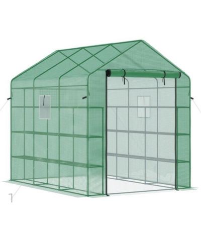Garden Greenhouse – Sturdy Outdoor Shelter for Thriving Plants and Vegetables