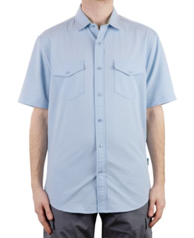 Мужская рубашка Vintage 1946 Hybrid Short Sleeve Seersucker Button-Front