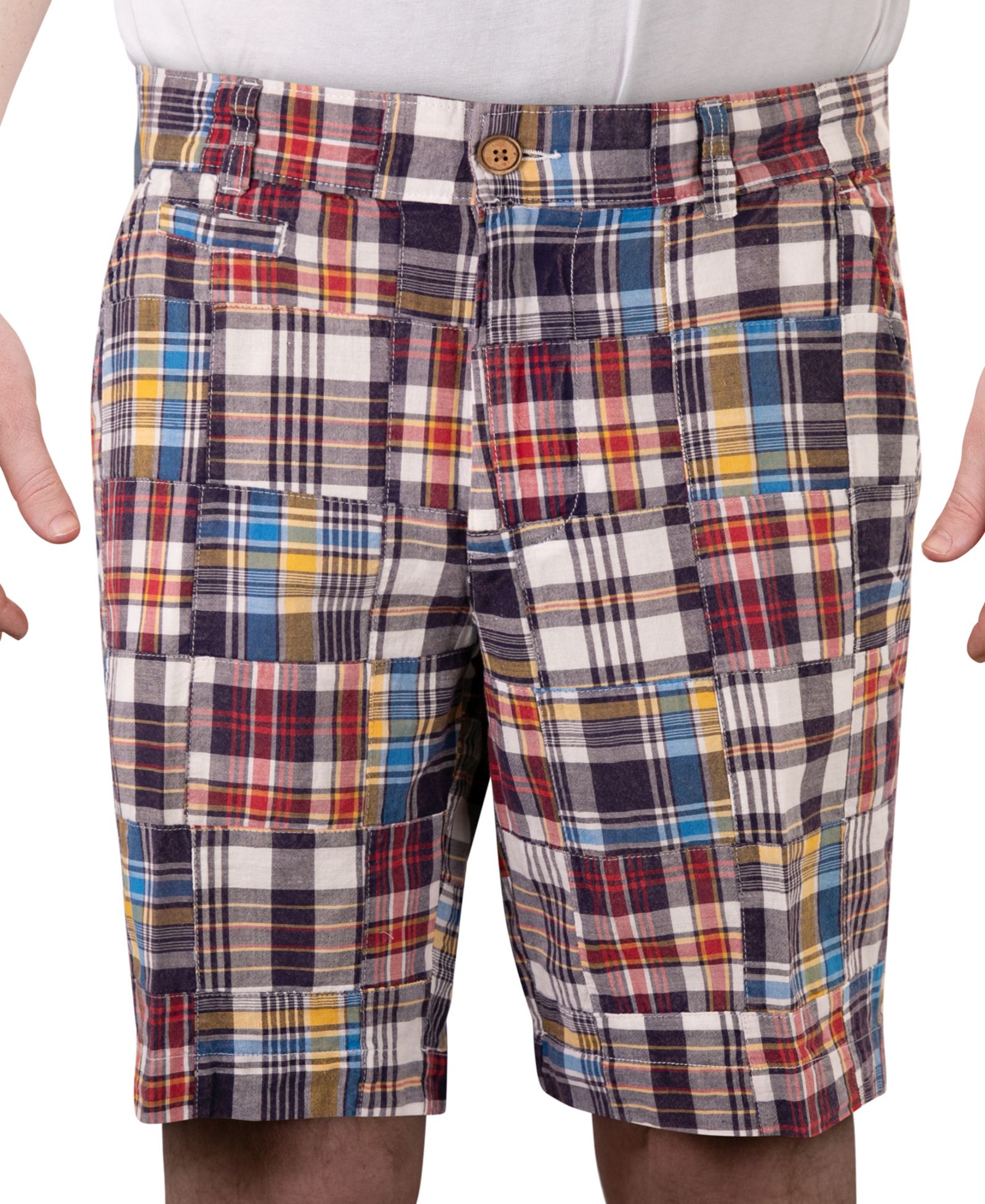 Мужские шорты Vintage 1946 Acid Wash Madras 9"