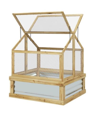 Flower Bed Greenhouse Perfect Shelter for Vibrant Plant Growth and Protection
