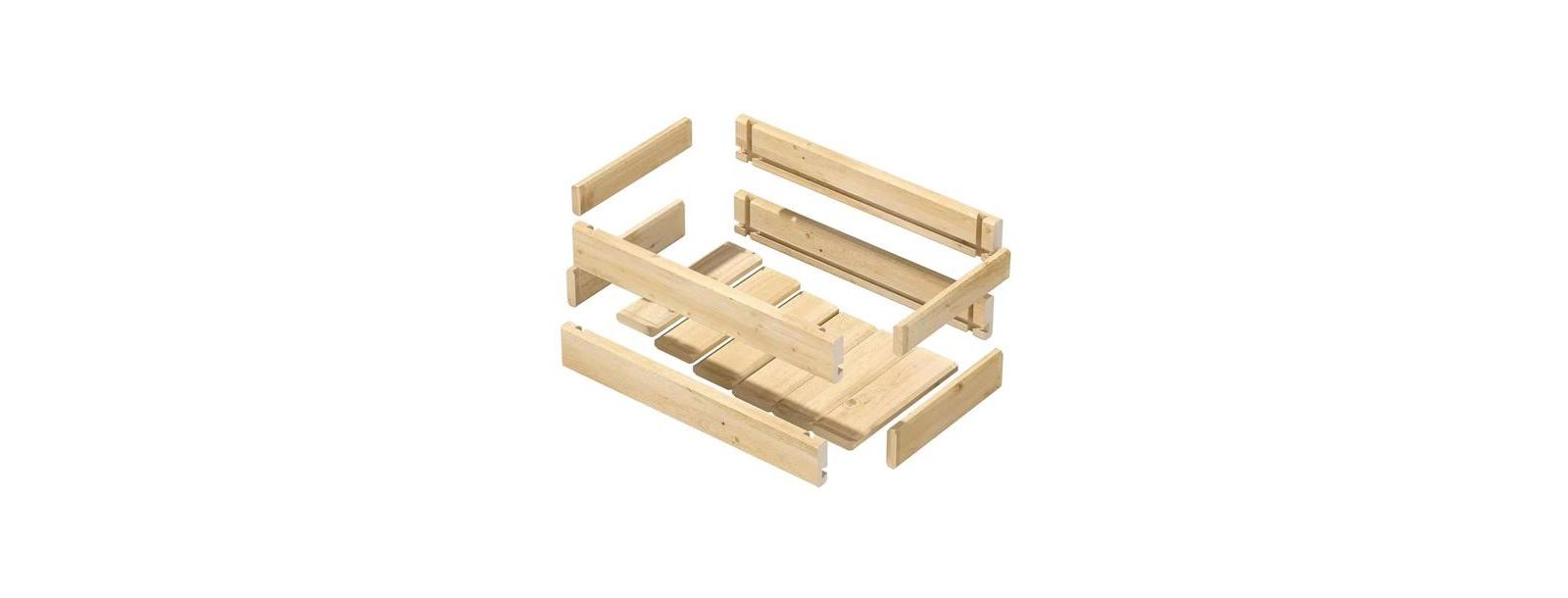 Natural Unfinished Cedar Wood Planter Box