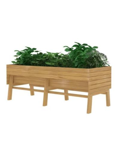 Садовая грядка из кедра Slickblue Modern Outdoor Raised Garden Bed 70-inch x 31-inch