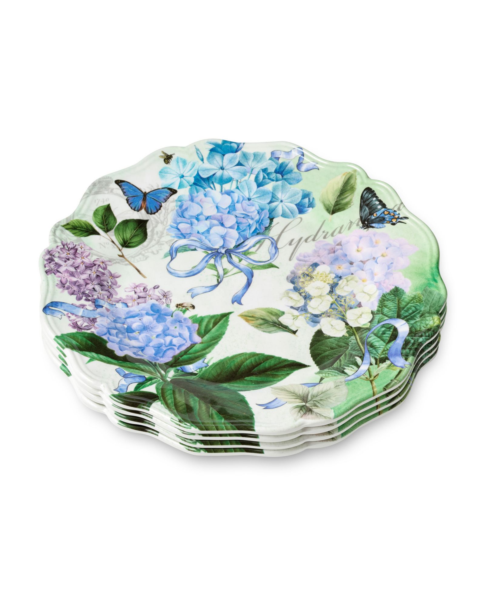 Certified International тарелки Garden Path Melamine, набор 4 шт