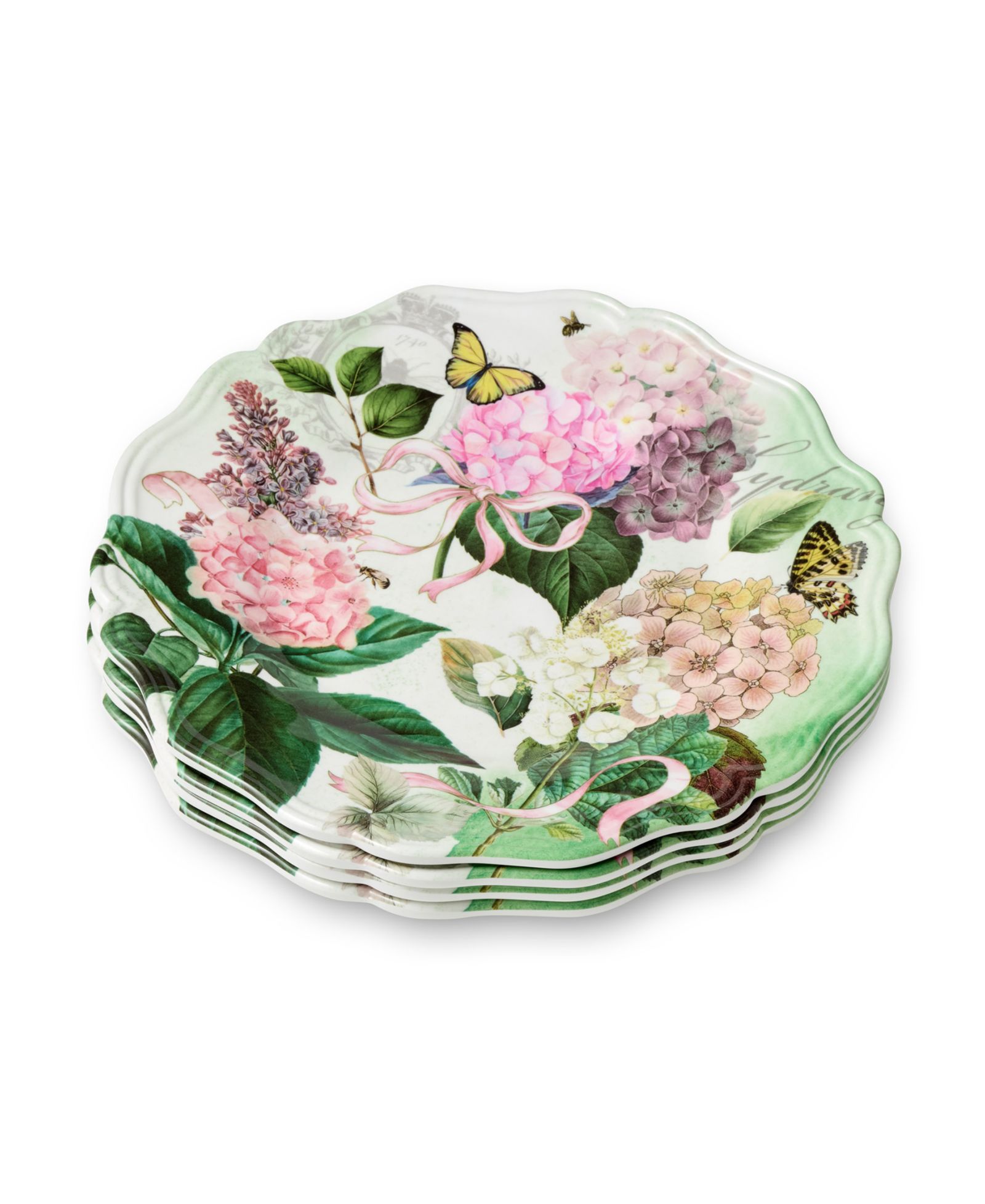 Набор тарелок для салата Certified International Garden Path Melamine, 4 шт.
