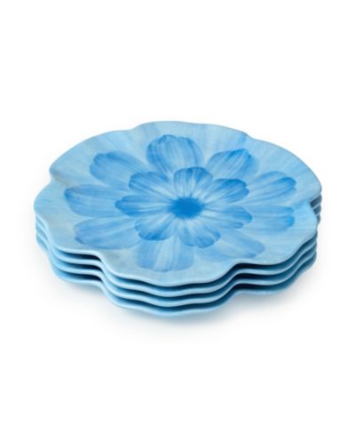 Набор обеденных тарелок Certified International Wildflower Floral, комплект из 4 шт