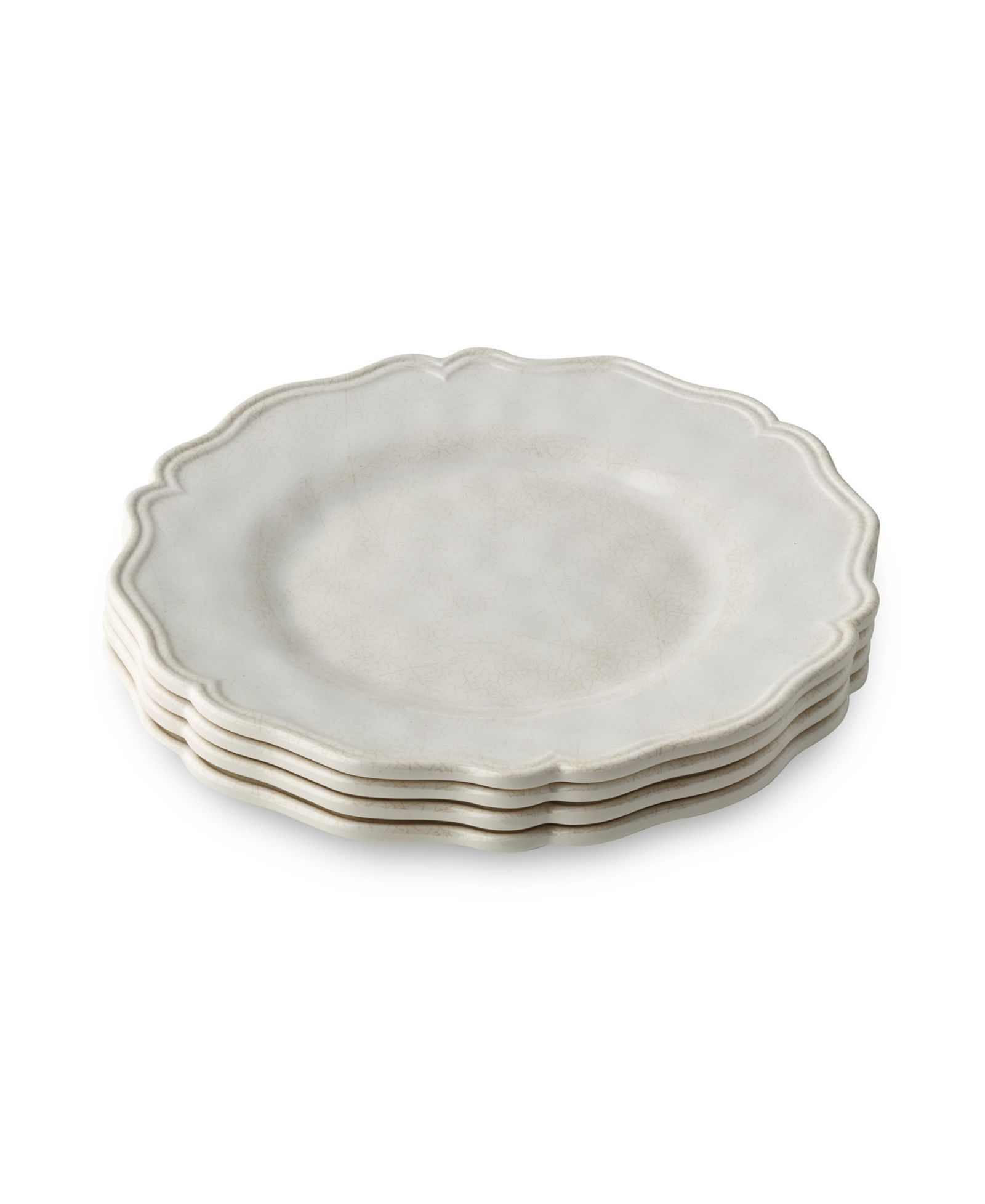 Тарелки для салата Certified International Isabella Crackle Melamine, 4 шт, на 4 персоны