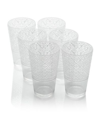 Набор стаканов для айс-ти Certified International Victoria Acrylic, 6 шт.