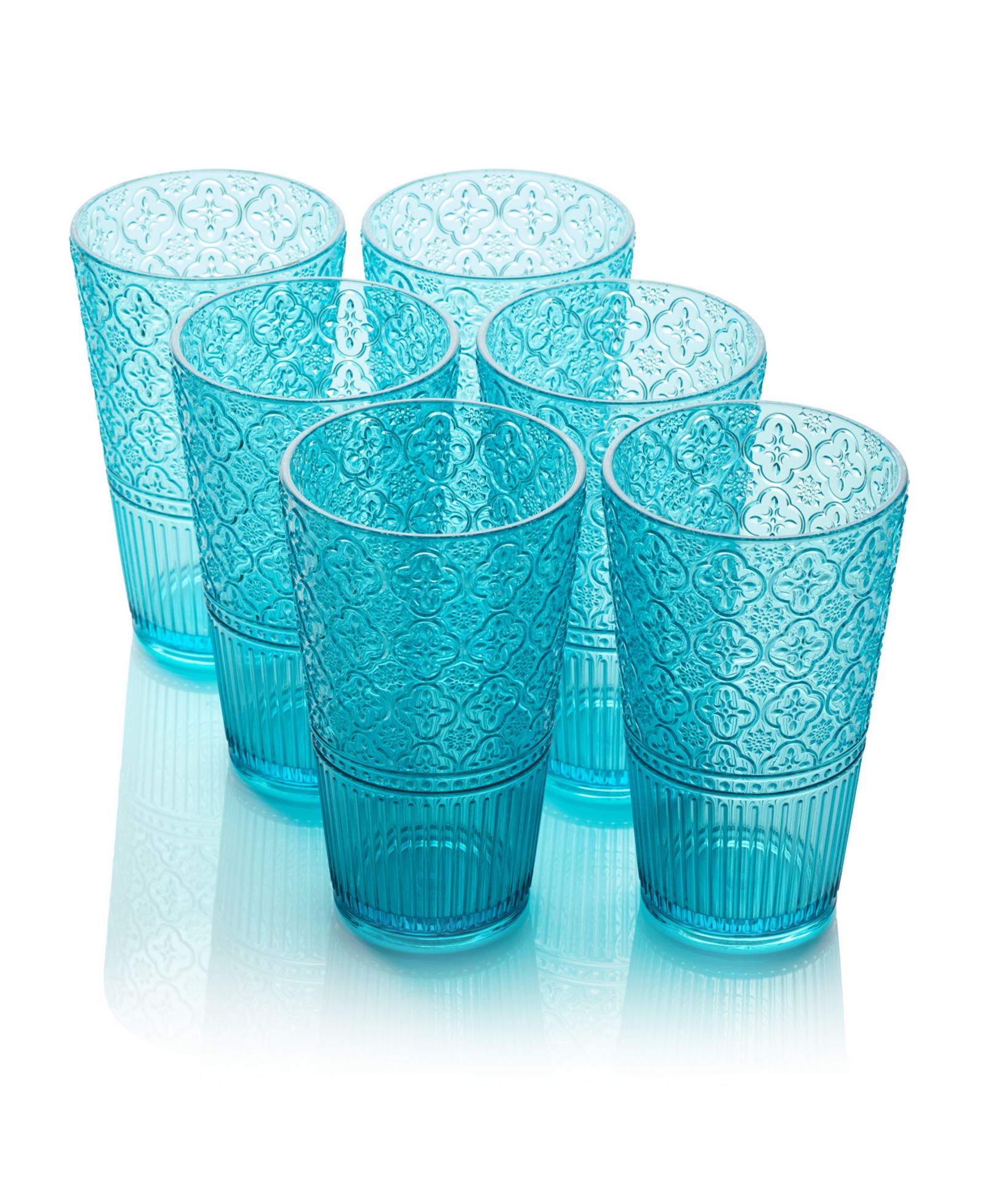 Набор стаканов для айс-ти Certified International Victoria Acrylic, 6 шт.