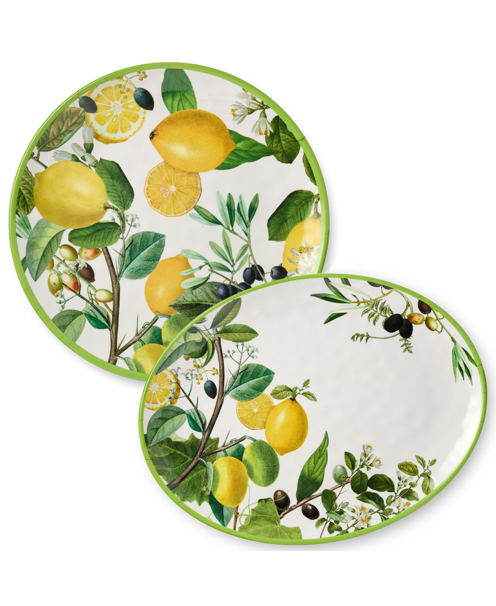 Меламиновые блюда Certified International Limone, набор из 2 шт