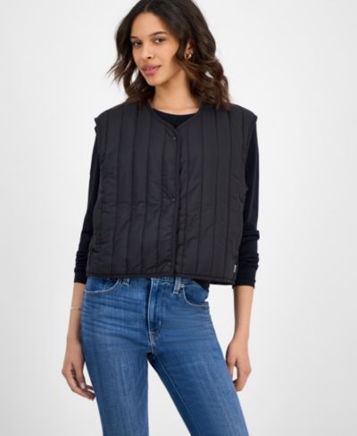 Женский жилет Rains Stand-Collar Zip-Front