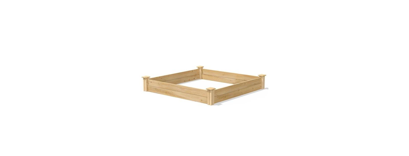 Cedar Wood Raised Garden Bed For Garden Decor