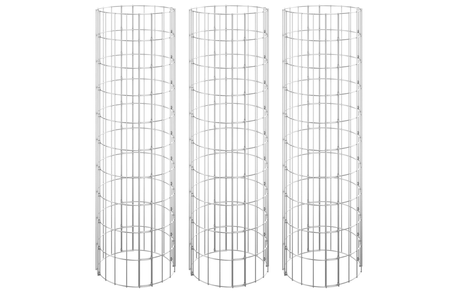 Высокая грядка vidaXL Gabion из оцинкованной стали