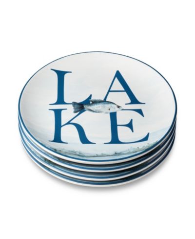 Набор обеденных тарелок Certified International Wake At The Lake, 4 штуки